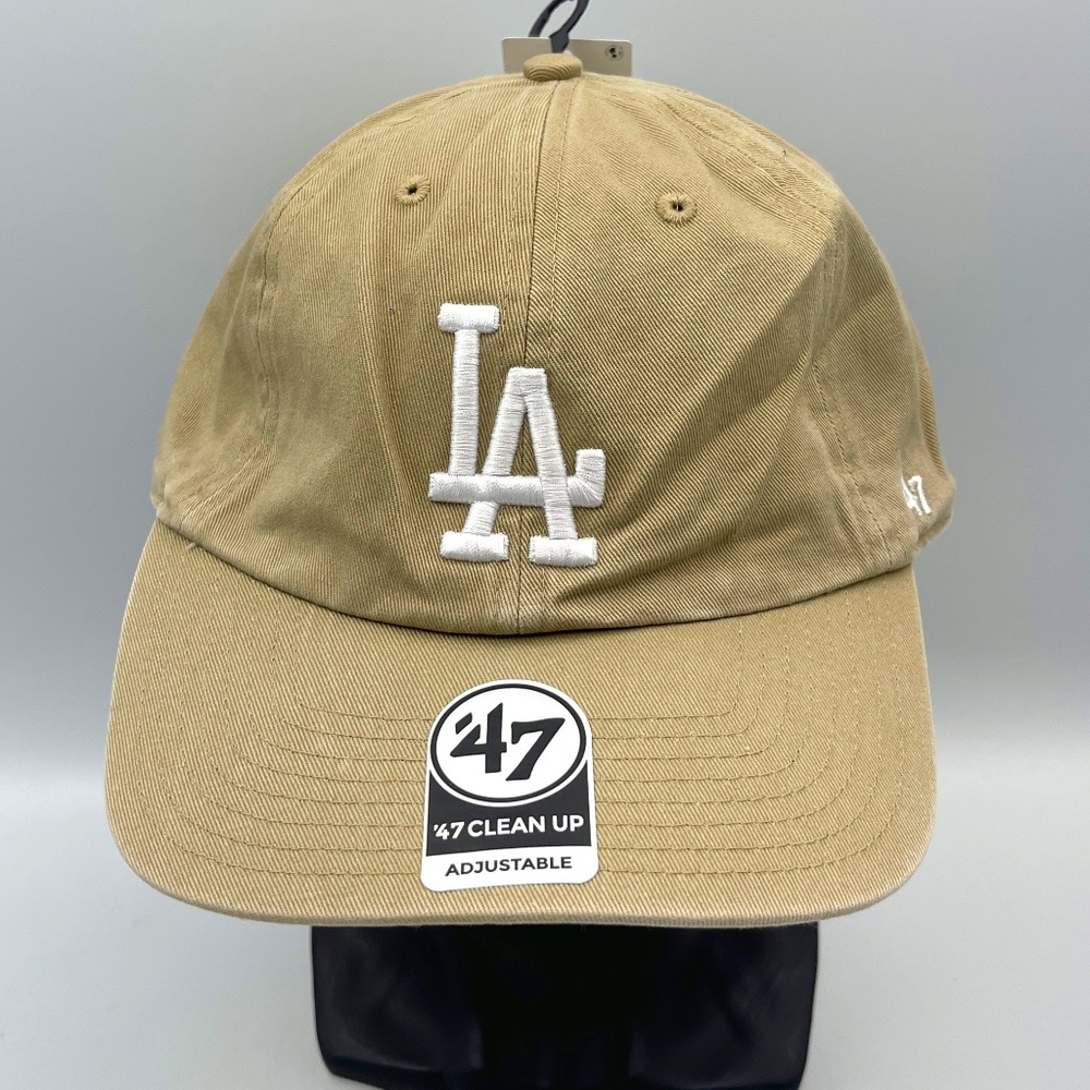 '47 Clean Up Tan Neutral Adjustable Los Angeles Dodgers Urban Hat